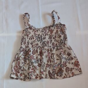 Old Navy Floral Smocked Top